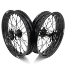 KKE Racing 17" Ultra Bee Wide Supermoto Wheel Set