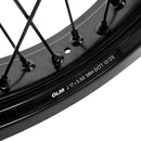KKE Racing 17" Ultra Bee Wide Supermoto Wheel Set