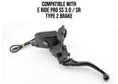 ASV F3-E Super Shorty F/R Brake Lever Set | Type 2 Moto Brake