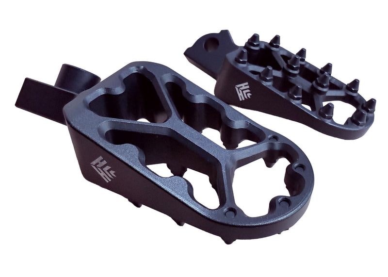 Etm Rtr Foot Peg Spring Heavy Hitter ETM RTR Grappler Billet Footpegs