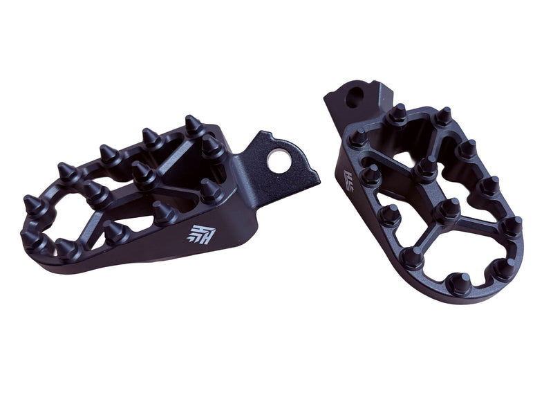 Etm Rtr Foot Peg Spring Heavy Hitter ETM RTR Grappler Billet Footpegs