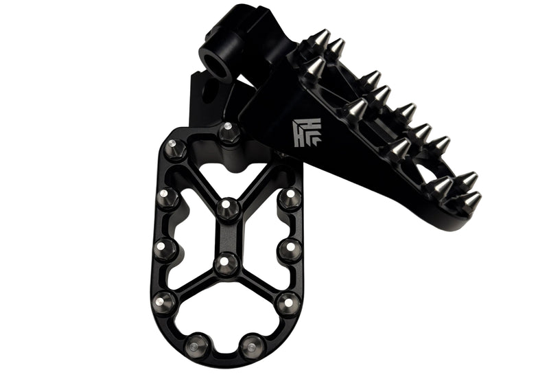 Etm Rtr Foot Peg Spring Heavy Hitter ETM RTR Grappler Billet Footpegs