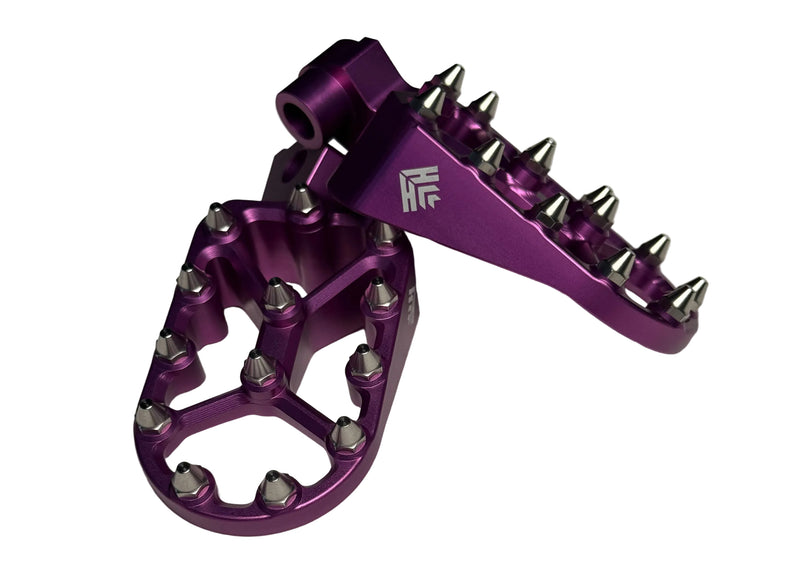 Etm Rtr Foot Peg Spring Heavy Hitter ETM RTR Grappler Billet Footpegs