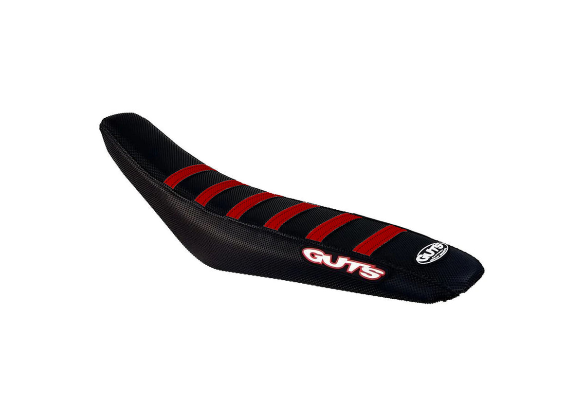 Gripper Seat Cover For Suzuki LT80 (1987-2006) – Black / Pink Ribs, #213