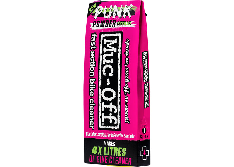 MUC-OFF Punk Powder Concentrated Cleaner Refill Pack - 4 Pack