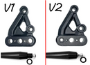 EbikeZilla Adjustable Billet V1 Footpeg Brackets