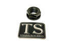 Titanium Surron Rear Axle Nut for E-Motos