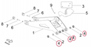 DirtyBike 12mm Swingarm Bearing Kit - E Ride Pro-SR / SS 3.0