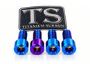 Titanium Surron Seat and Subframe Bolt Set for E-Motos