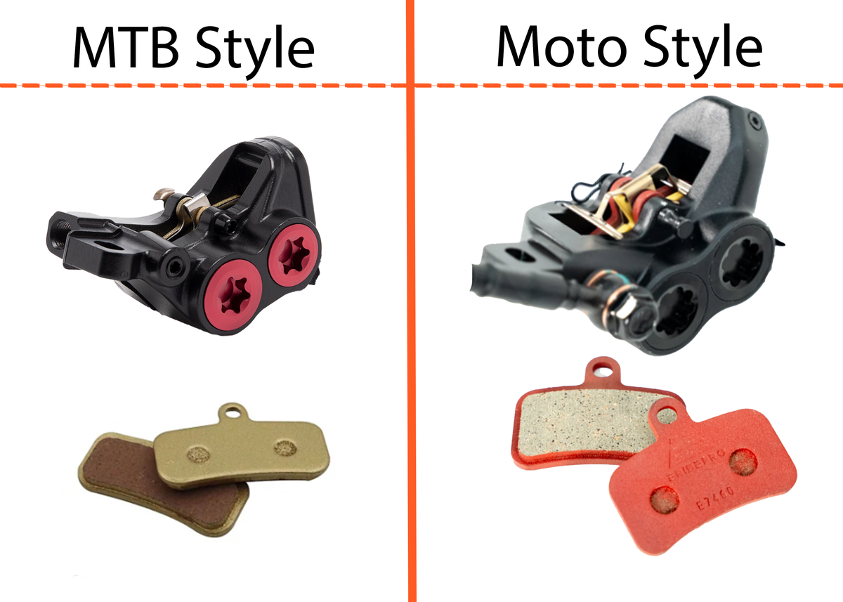 e-bikes fahrräder reparatur red plates Sintered Performance E-Moto Brake Pads F/R Kit OEM Replacement