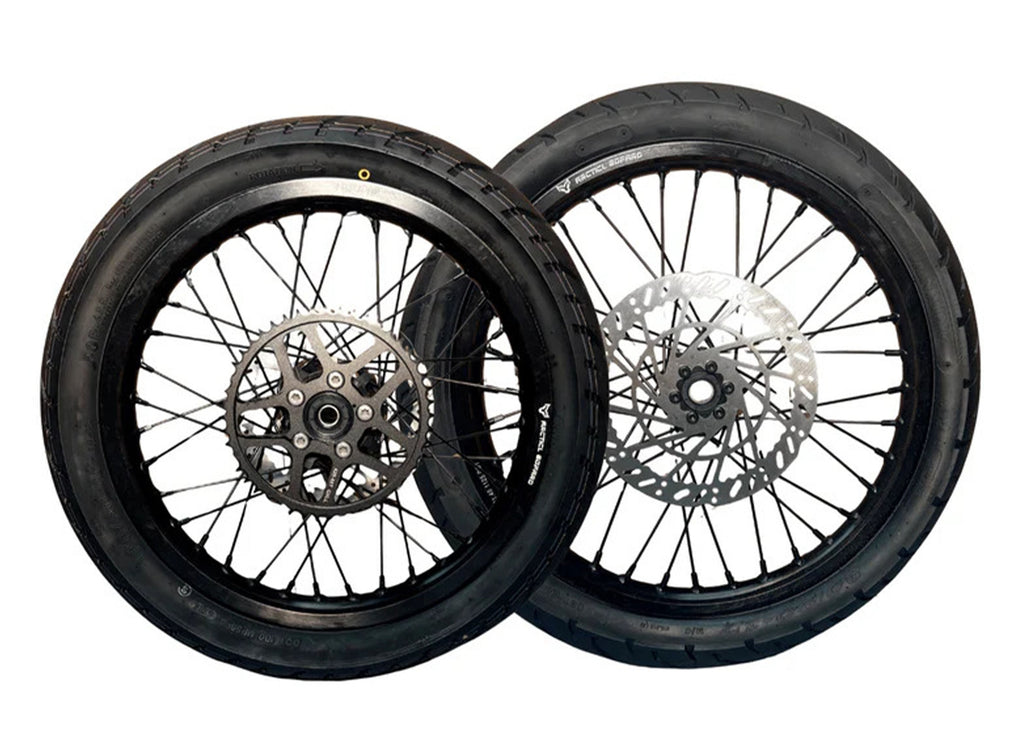 17” wheel set Arctic XE Pro 17/16 Supermoto Wheel Set