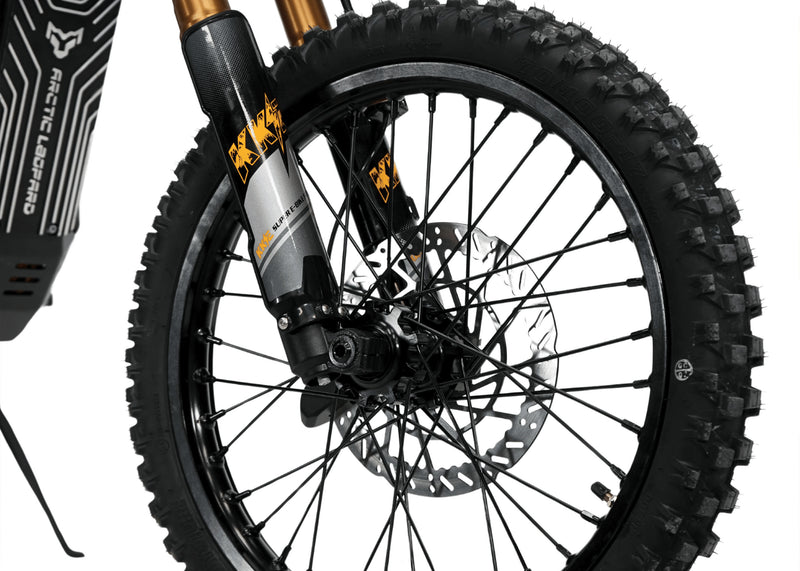 Arctic Leopard XF Pro | 17/14 Wheels | 72V 12KW E-Moto