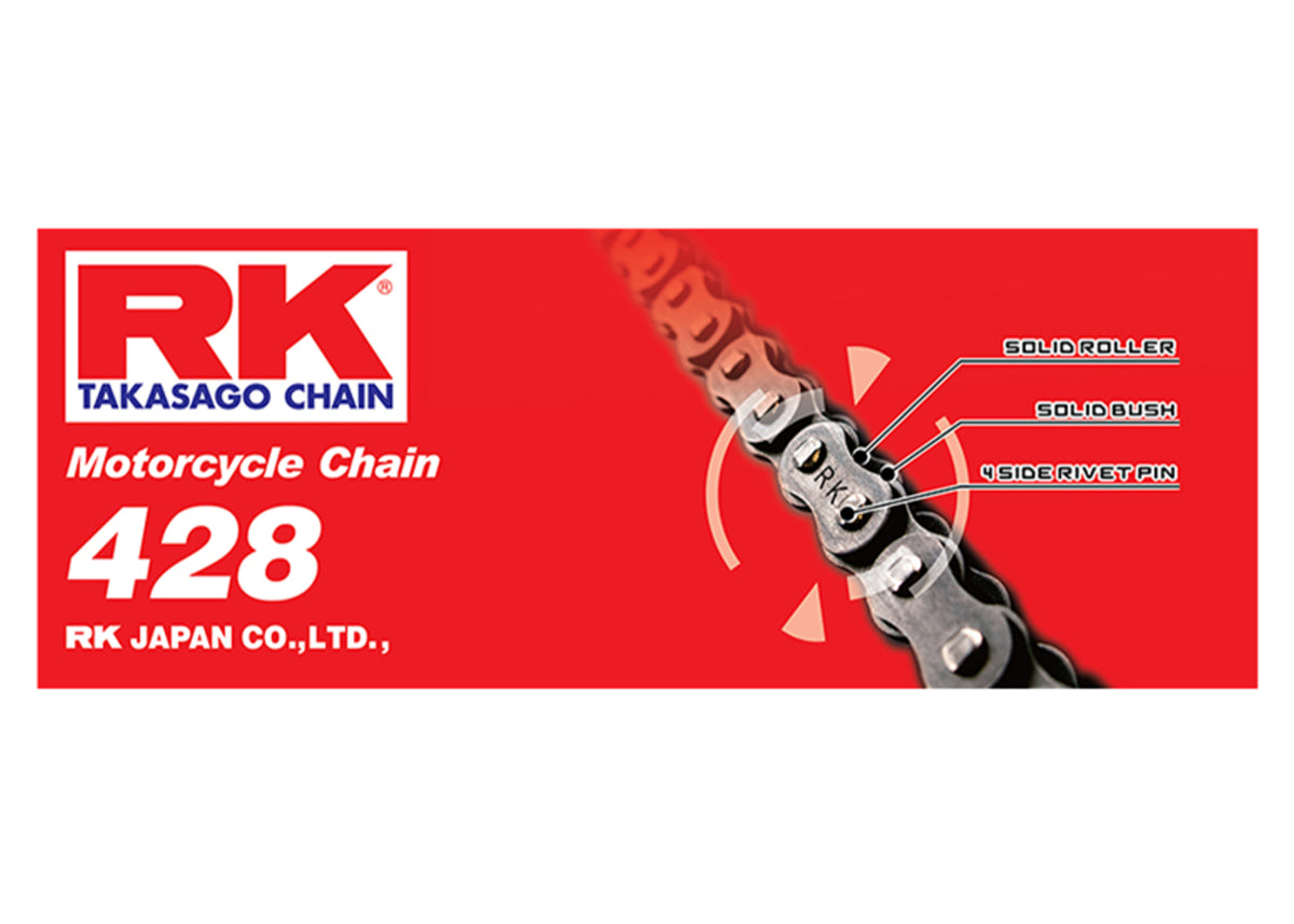RK Chain Natural 428 120 Link