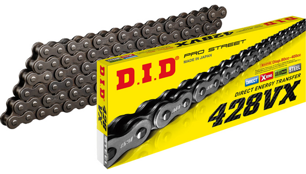 D.I.D 428 VX Series X-Ring Chain 120 Links D.I.D 428 VX Series X-Ring Chain 120 Links