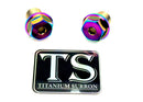 Titanium Surron FastAce Fork Axle Bolt Set for E-Motos