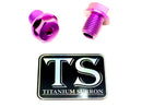 Titanium Surron FastAce Fork Axle Bolt Set for E-Motos