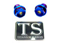 Titanium Surron FastAce Fork Axle Bolt Set for E-Motos
