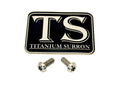 Titanium Surron Formula Brake Reservoir Cap Bolts for E-Motos