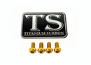 Titanium Surron Formula Brake Reservoir Cap Bolts for E-Motos