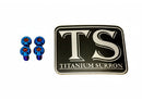Titanium Surron Formula Brake Reservoir Cap Bolts for E-Motos
