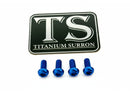Titanium Surron Formula Brake Reservoir Cap Bolts for E-Motos