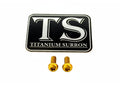 Titanium Surron Formula Brake Reservoir Cap Bolts for E-Motos