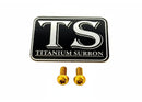 Titanium Surron Formula Brake Reservoir Cap Bolts for E-Motos