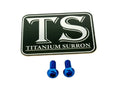 Titanium Surron Formula Brake Reservoir Cap Bolts for E-Motos