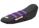 Guts Racing Arctic Leopard XE Pro Gripper Ribbed seat cover color Black and Purple