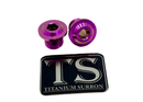 Titanium Surron KKE Fork Axle End Bolts - Sur Ron LBX