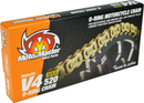 Moto-Master V4 520 Chain, Gold, 120 Link