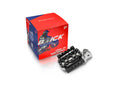 Pivotrax Brick Series foot pegs, Light Bee, silver and black, claw style