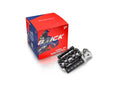 Pivotrax Brick Series foot pegs, Light Bee, silver and black, nail style