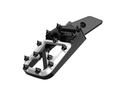 Pivotrax Cyber foot pegs in black and white