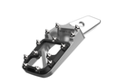 Pivotrax Cyber foot pegs in black and silver