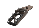 Pivotrax Cyber foot pegs in desert gold and black