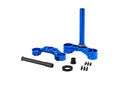RFloXa Max drop crown triple clamp, blue