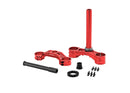 RFloXa Max drop crown triple clamp, red