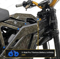 Titanium Surron Battery Lid Bolt Set - E Ride Pro