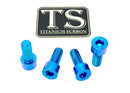 Titanium Surron Peg Bracket Bolt Set for E-Motos