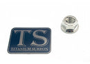 Titanium Surron Rear Axle Nut for E-Motos