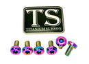 Titanium Surron Rear Rotor Bolt Set for E-Motos