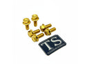 Titanium Surron Sprocket Bolt Set for E-Motos