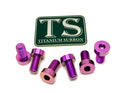 Titanium Surron Sprocket Bolt Set for E-Motos