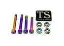 Titanium Surron Rear Linkage Bolt Kit - Sur Ron LBX
