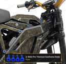 Titanium Surron Seat and Subframe Bolt Set for E-Motos