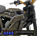 Titanium Surron Seat and Subframe Bolt Set for E-Motos