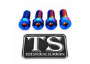 Titanium Surron Seat and Subframe Bolt Set for E-Motos