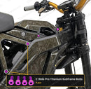 Titanium Surron Seat and Subframe Bolt Set for E-Motos