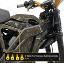 Titanium Surron Seat and Subframe Bolt Set for E-Motos
